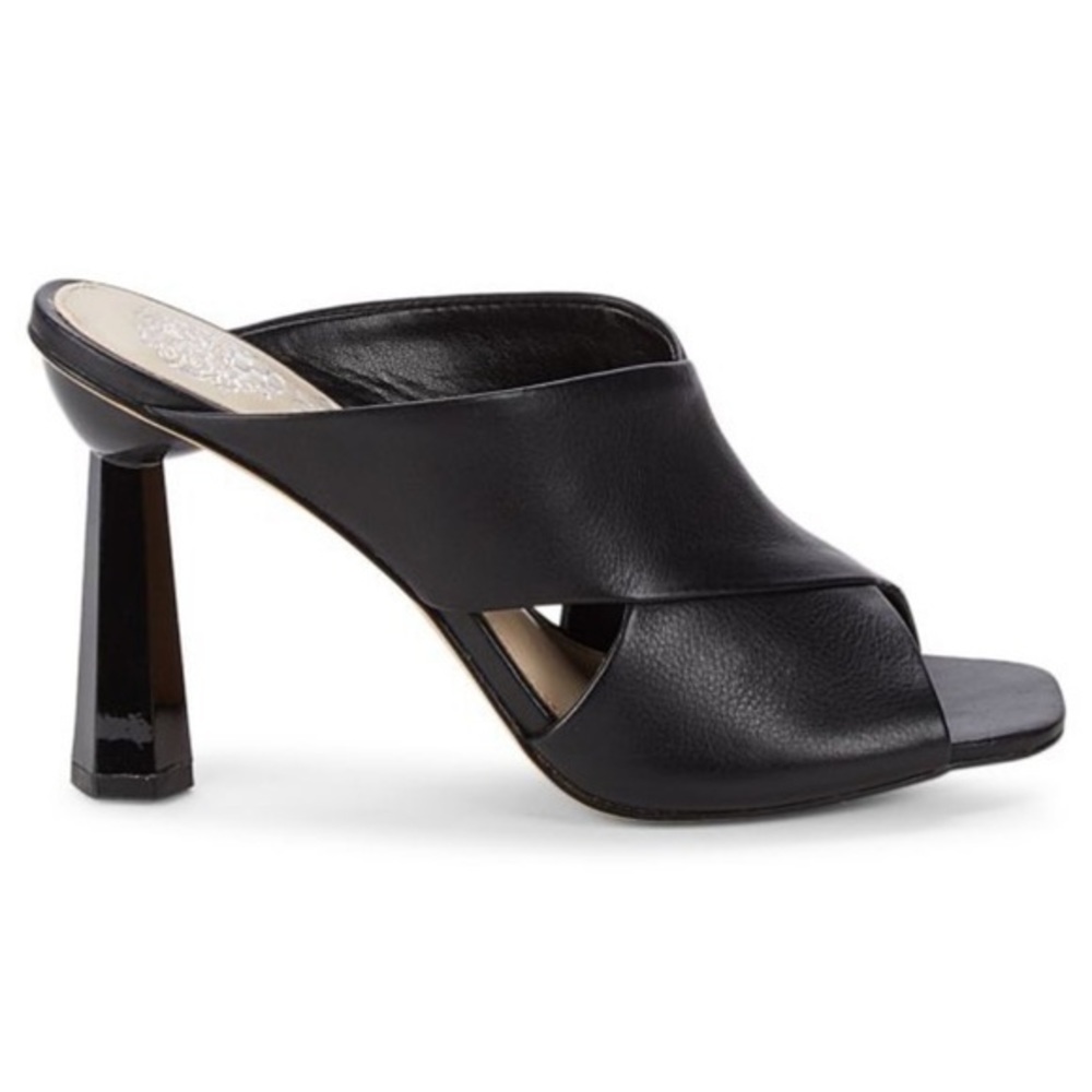 Vince Camuto Averessa leather slide heeled sandals 9.5